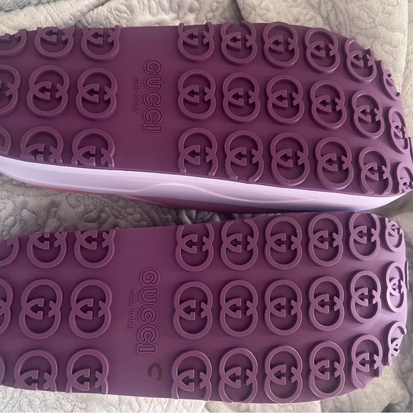 Gucci soft slippers rubber Pink - Picture 3 of 5